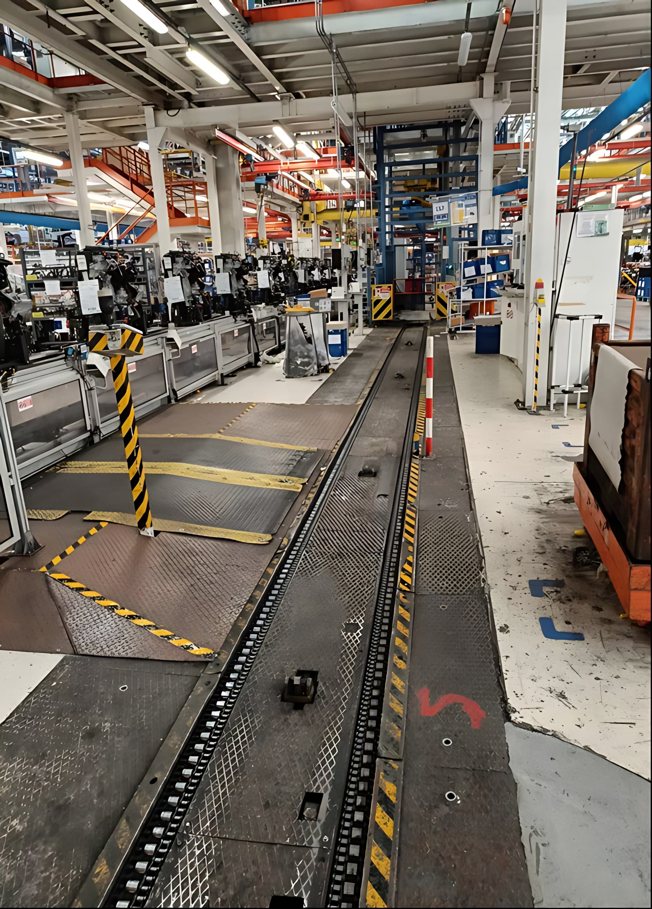 Linea TRP trasporto pallet motori Stellantis