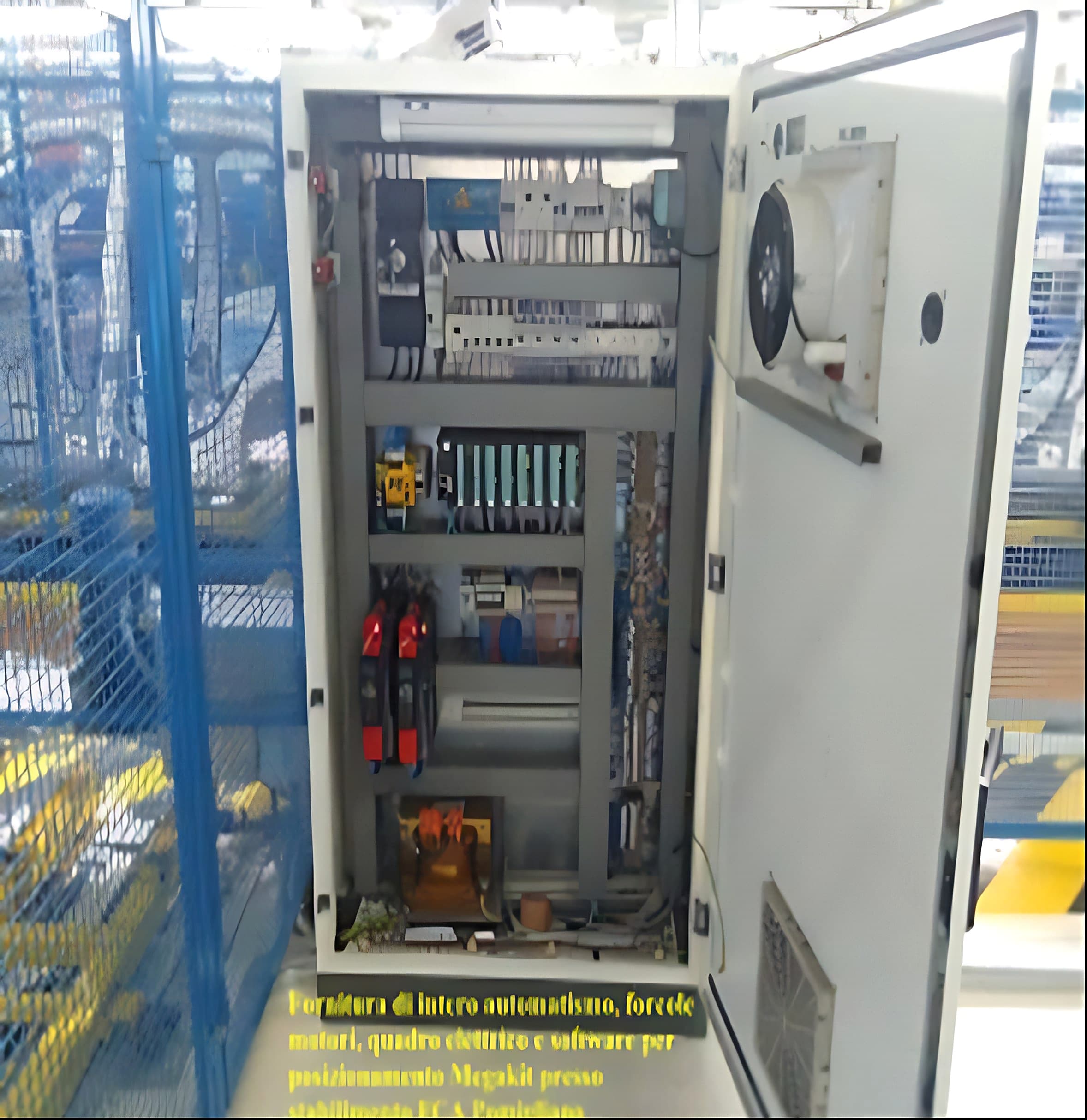 Quadro elettrico CRT installato presso stabilimento FCA Pomigliano